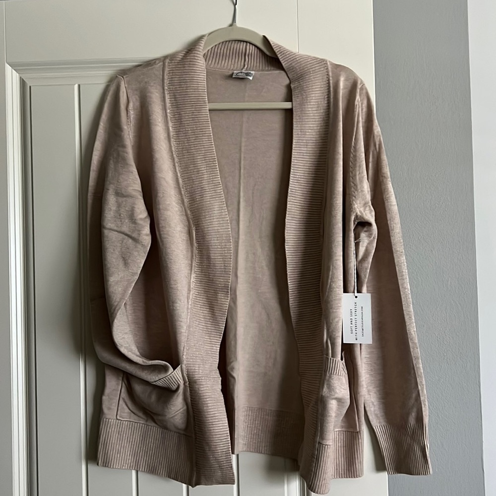 NWT Basic Khaki Cardigan